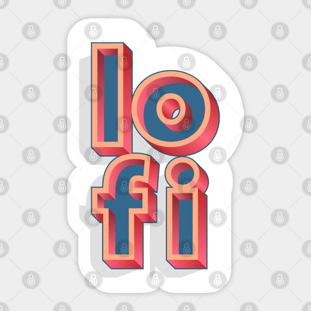 LoFi Music Lover Chillout Vibes Gift Sticker by teeleoshirts